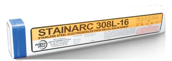 QUE HÀN THÉP KHÔNG GỈ POWER WELD 308L-16 Ø 2.5MM