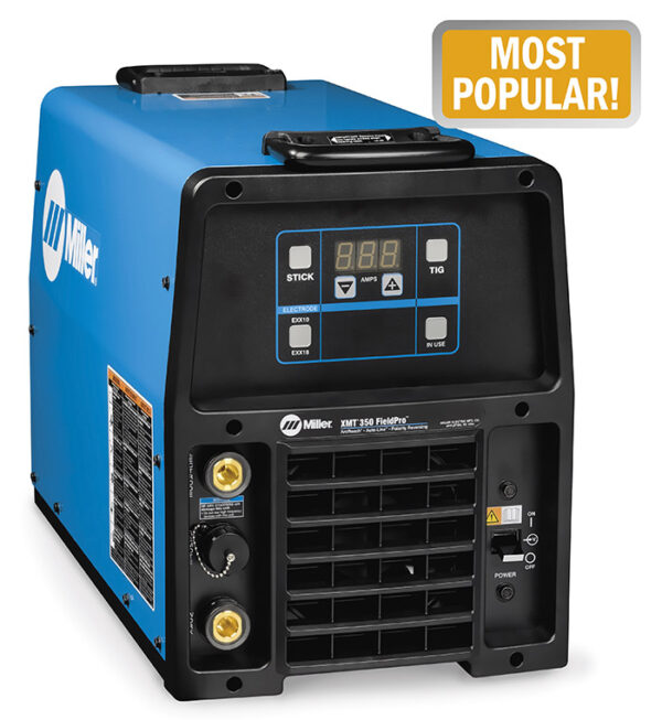 XMT 350 FIELDPRO WITH POLARITY REVERSING, TWECO MULTIPROCESS MILLER WELDER