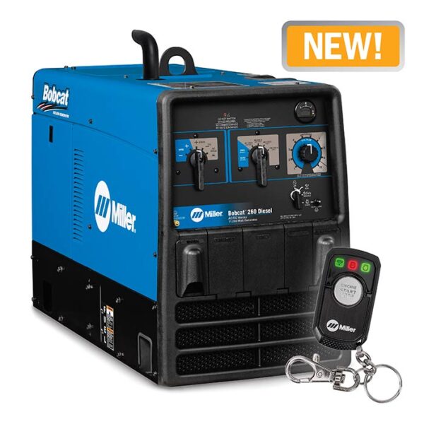 BOBCAT™ 260 DIESEL WITH REMOTE START/STOP, GFCI ENGINE DRIVING WELDER