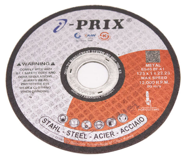 IPRIX CUTTING WHEEL ES46 125 X 1.0 X 22.23MM