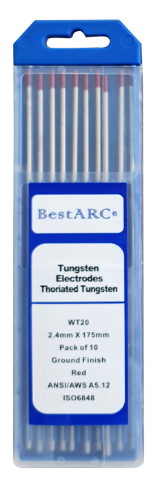 TUNGSTEN WT-20 Ø 2.4 X 175MM, GROUND FINISH
